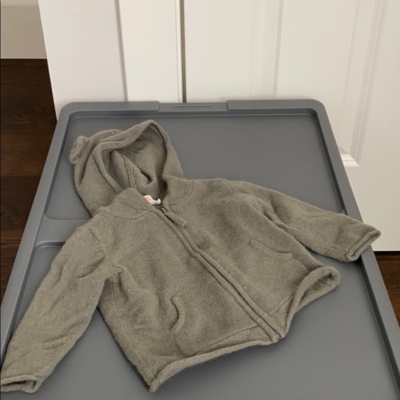 Skull Cashmere Baby Zip Up - Picture 1 of 3